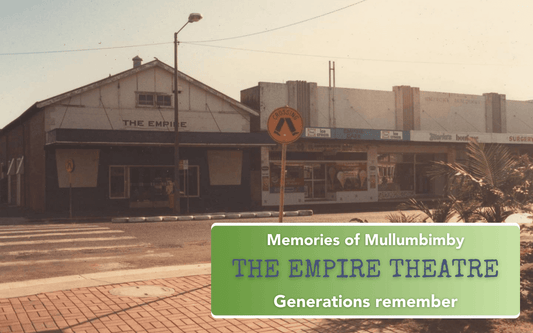 An old photograph of the Empire Theatre which was located beside the Empire Cafe in Mullumbimby