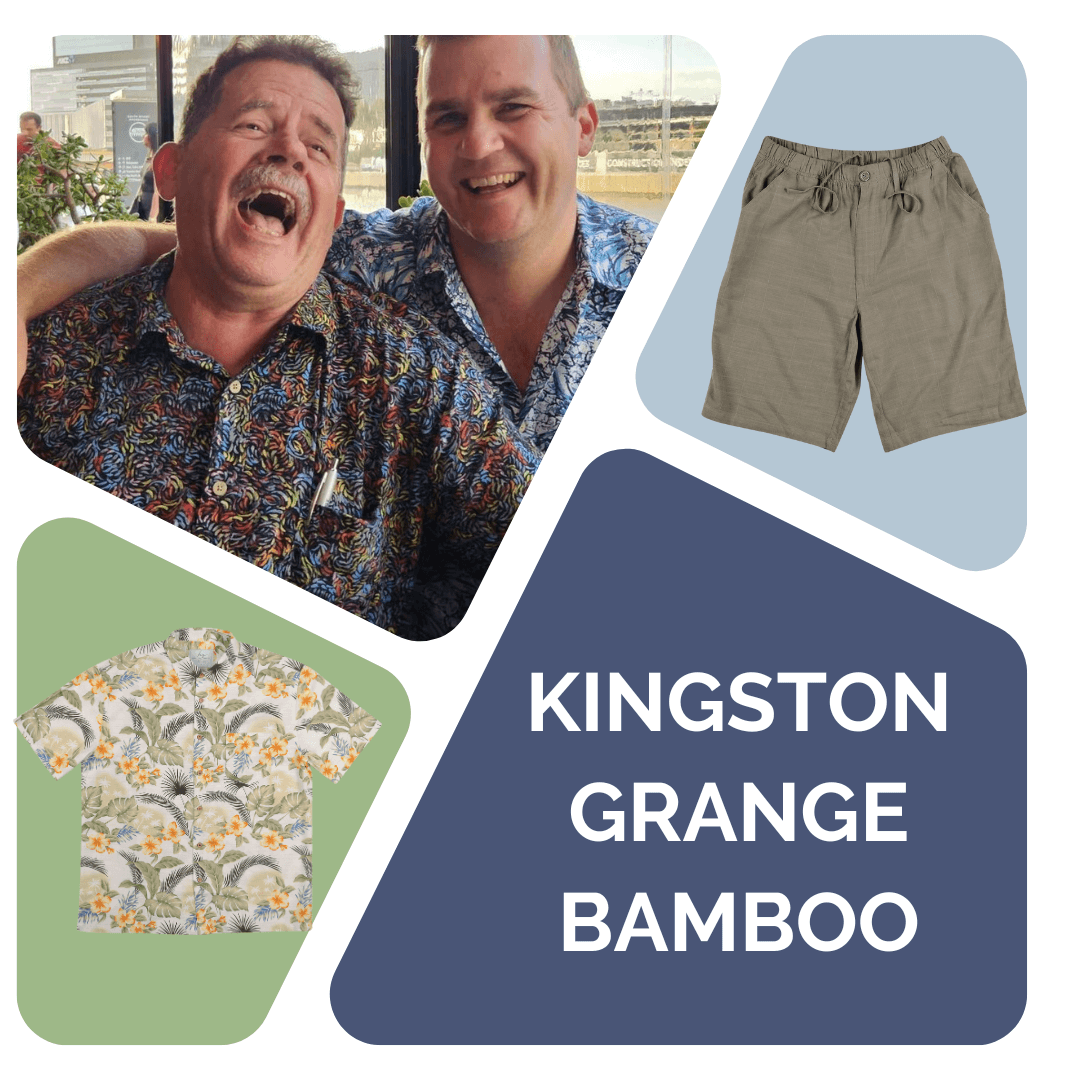 Men's Short Sleeve Bamboo Shirt - Fiji - Kingston Grange