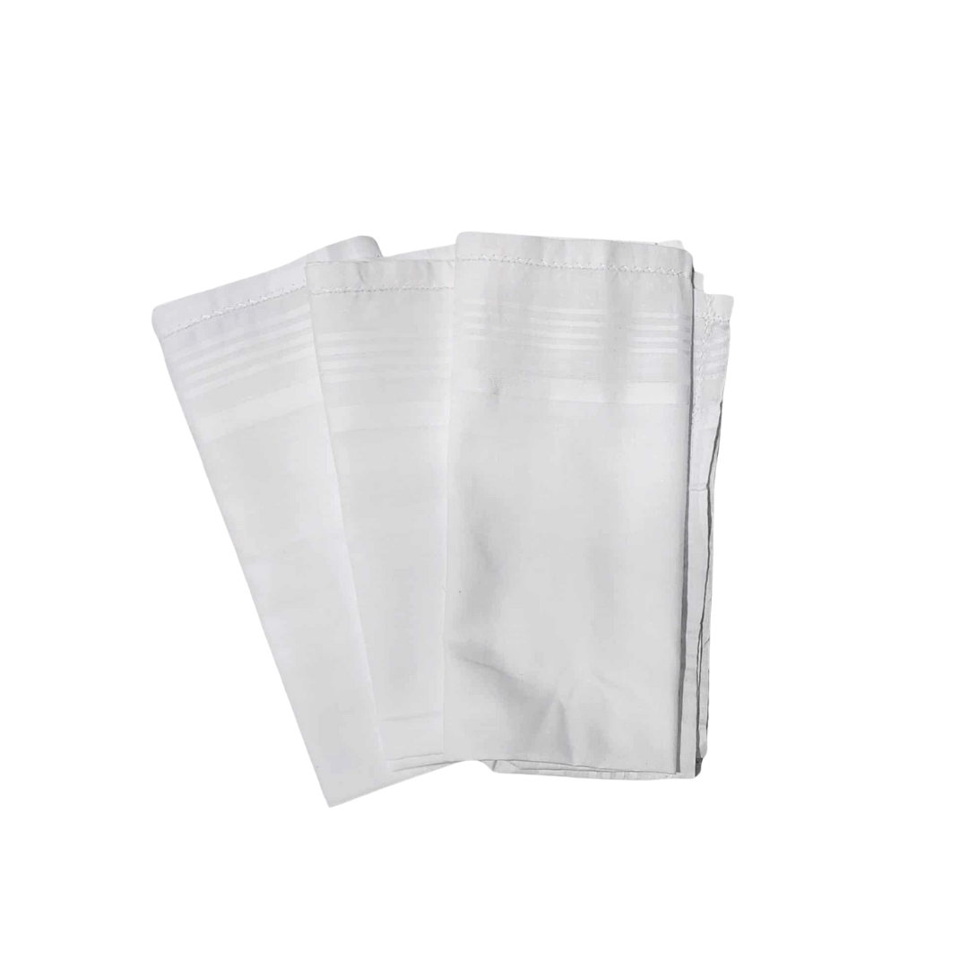 Stewart's Menswear, Mullumbimby. Rosdale Mens White hankies sold as single units.