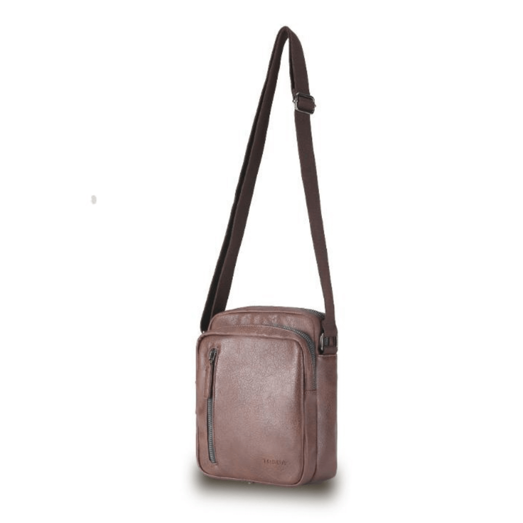Tosca Men's Vegan Leather Cross-Body Bag