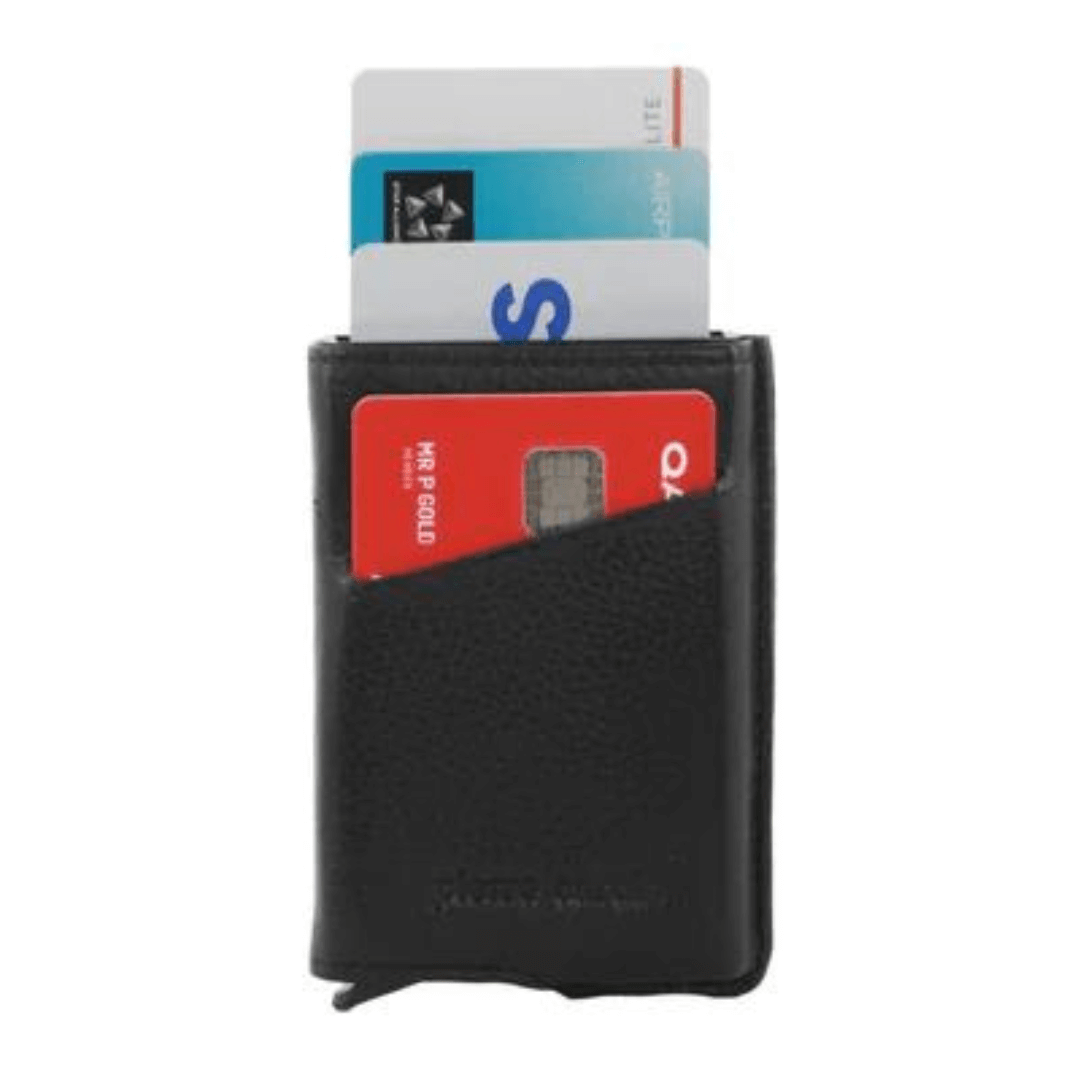 Leather Smart Slide Card Holder