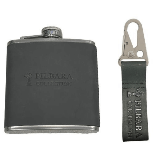 RITEMATE HIPFLASK/KEY CHAIN GIFT BOX