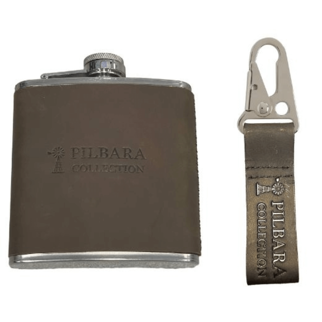 RITEMATE HIPFLASK/KEY CHAIN GIFT BOX