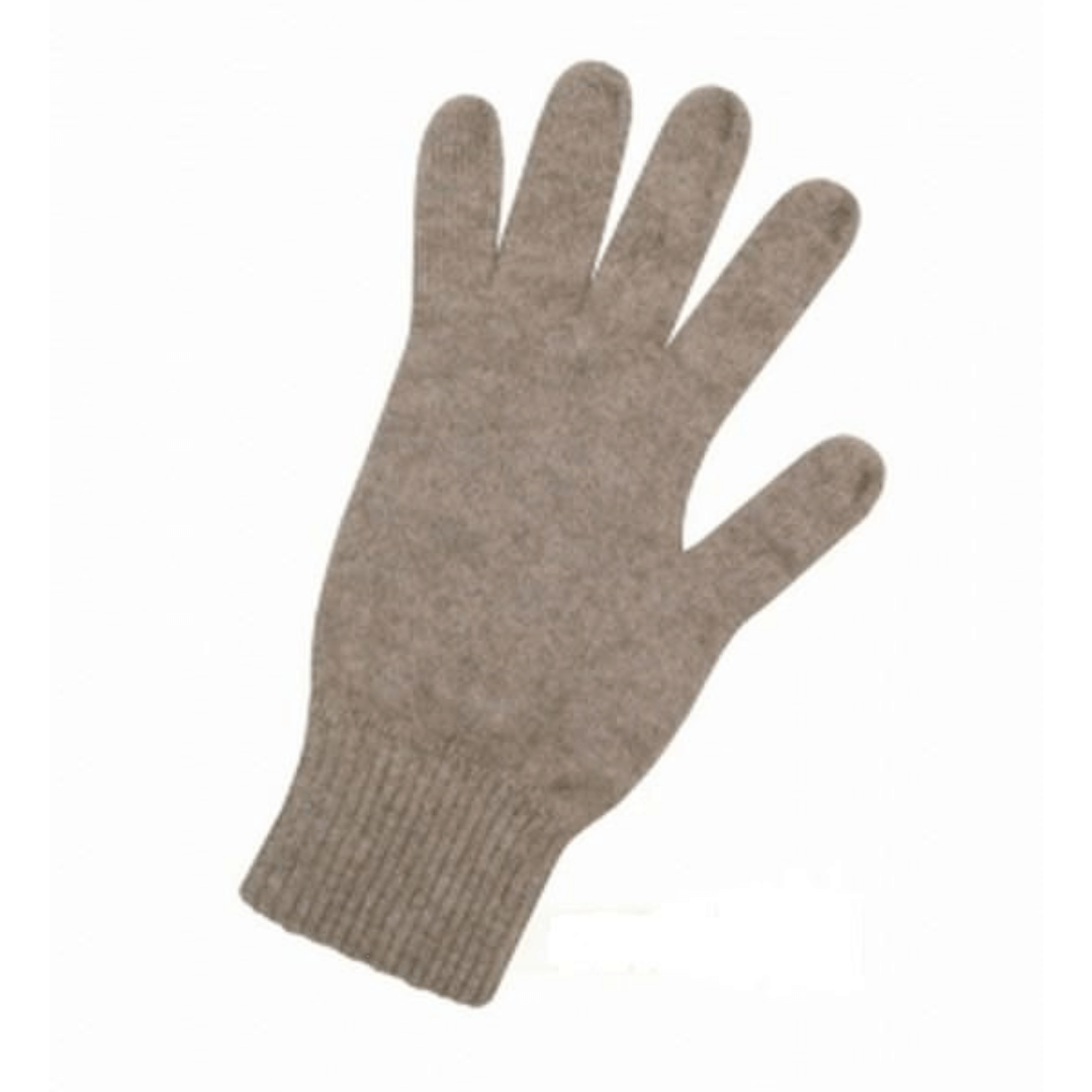 Stewarts Menswear Possum Merino Gloves. Colour is natural.