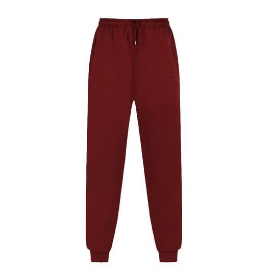 Stewarts Menswear, Mullumbimby. Ritemate Workwear Pilbara Unisex fleece track pants. Elastic waist with drawcord, colour is Ochre (A Maroon kind of colour).