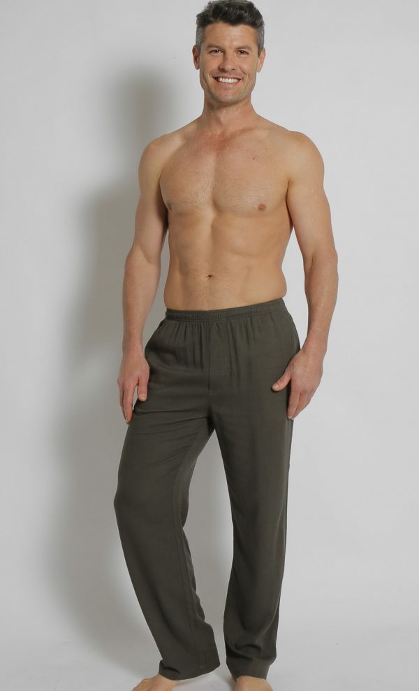 Bamboo/Hemp Elastic Waist Beach Pants