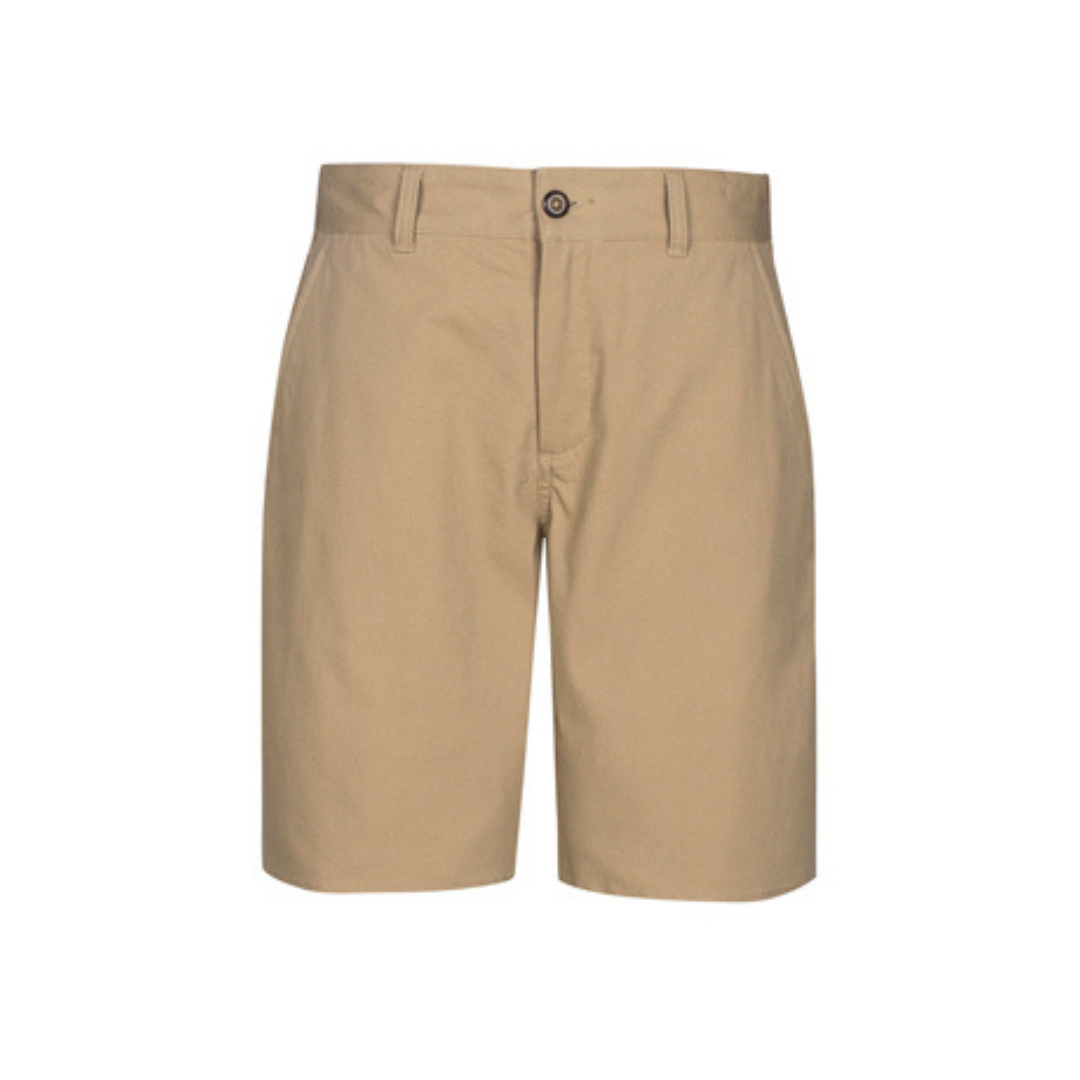 Dark Stone coloured men's chino shorts available from Stewarts Menswear in Mullumbimby