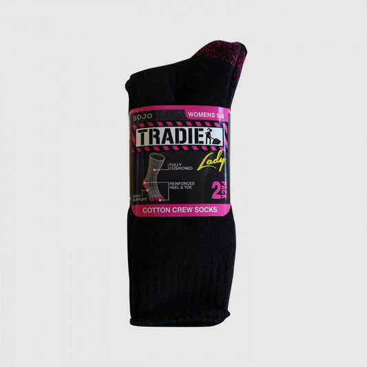 Tradie Lady 2 Pack Cotton Blend Work Sock