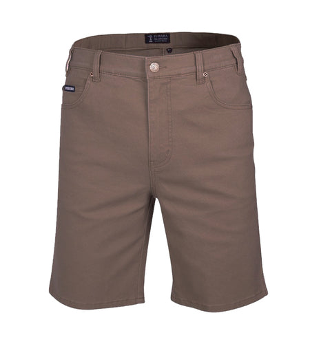 Pilbara Mens Cotton Stretch Shorts