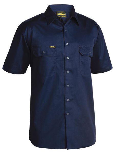 Bisley Cool Lightweight Drill Shirt Short Sleeve