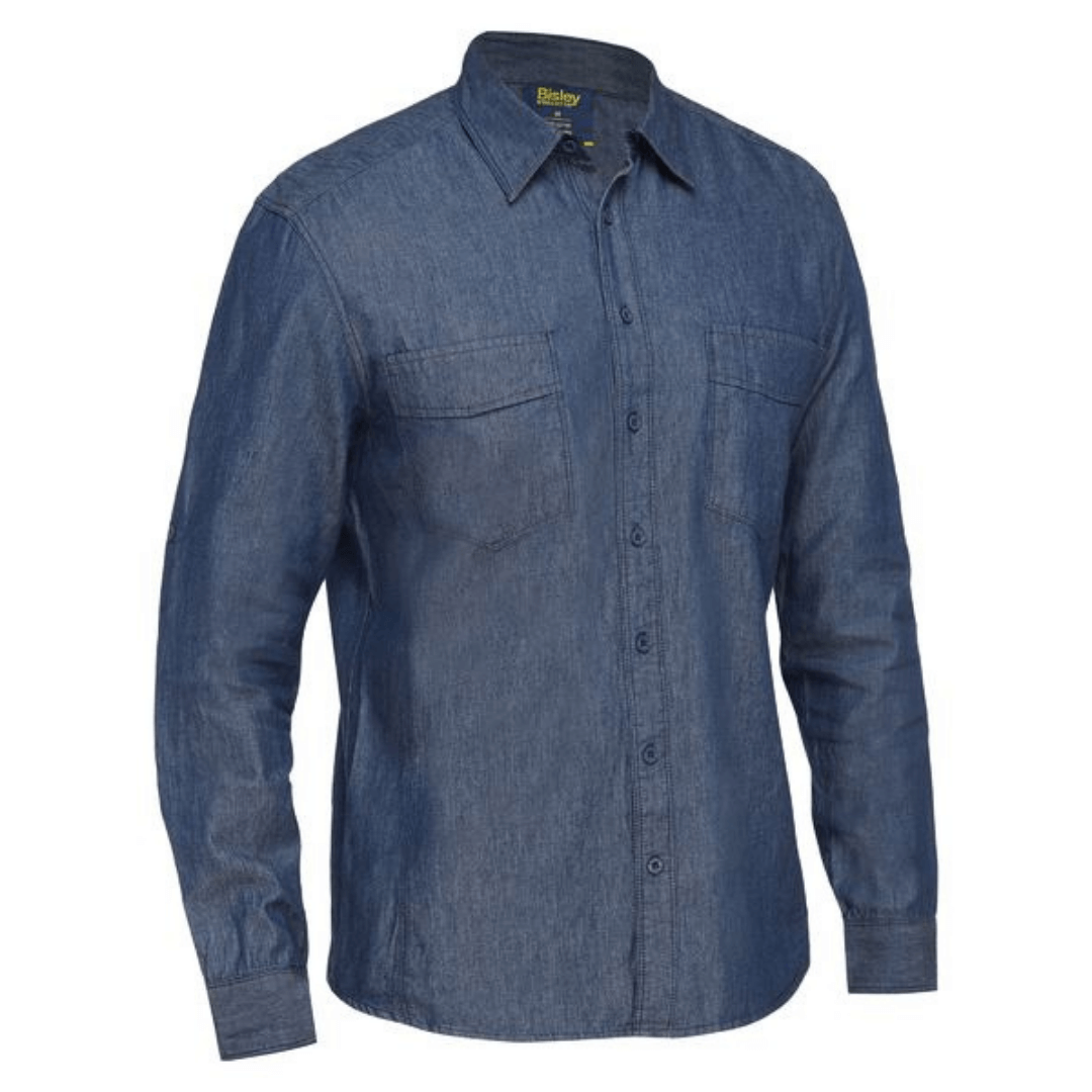 Men's Long Sleeve Denim Shirt