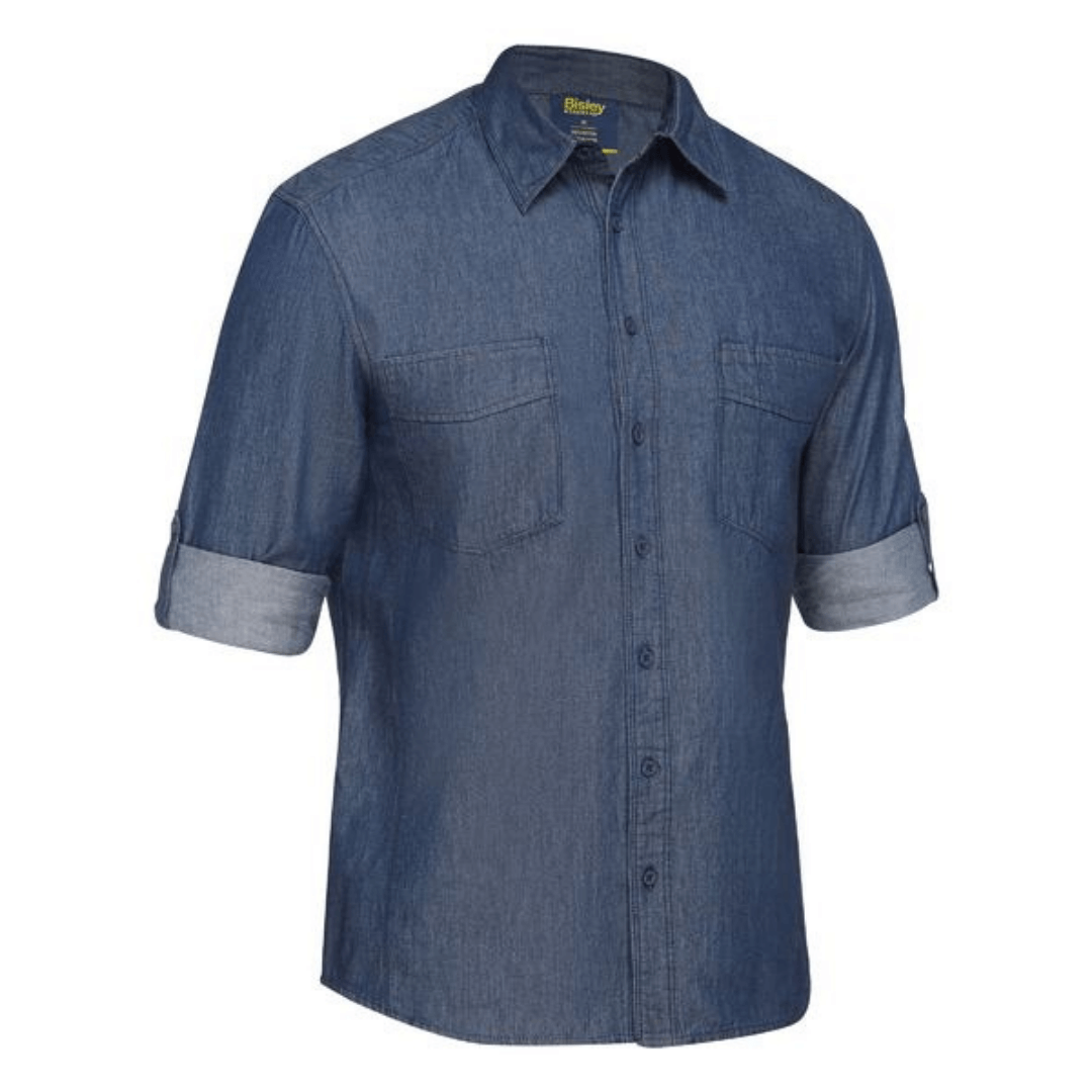 Men's Long Sleeve Denim Shirt