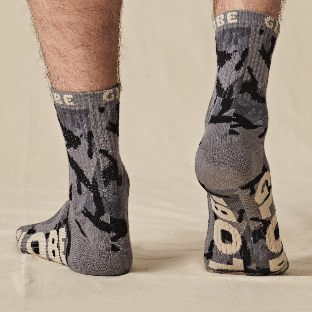 Men s Crew Sock Camo 3 pack Globe Shop On Line Australia
