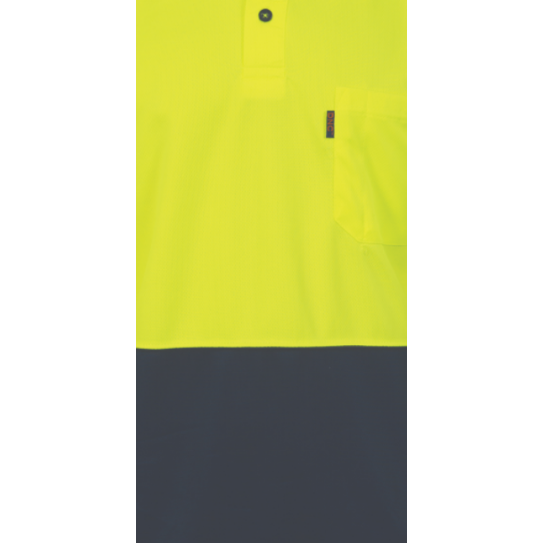 Hi Vis Two Tone Polo Shirt Short Sleeve