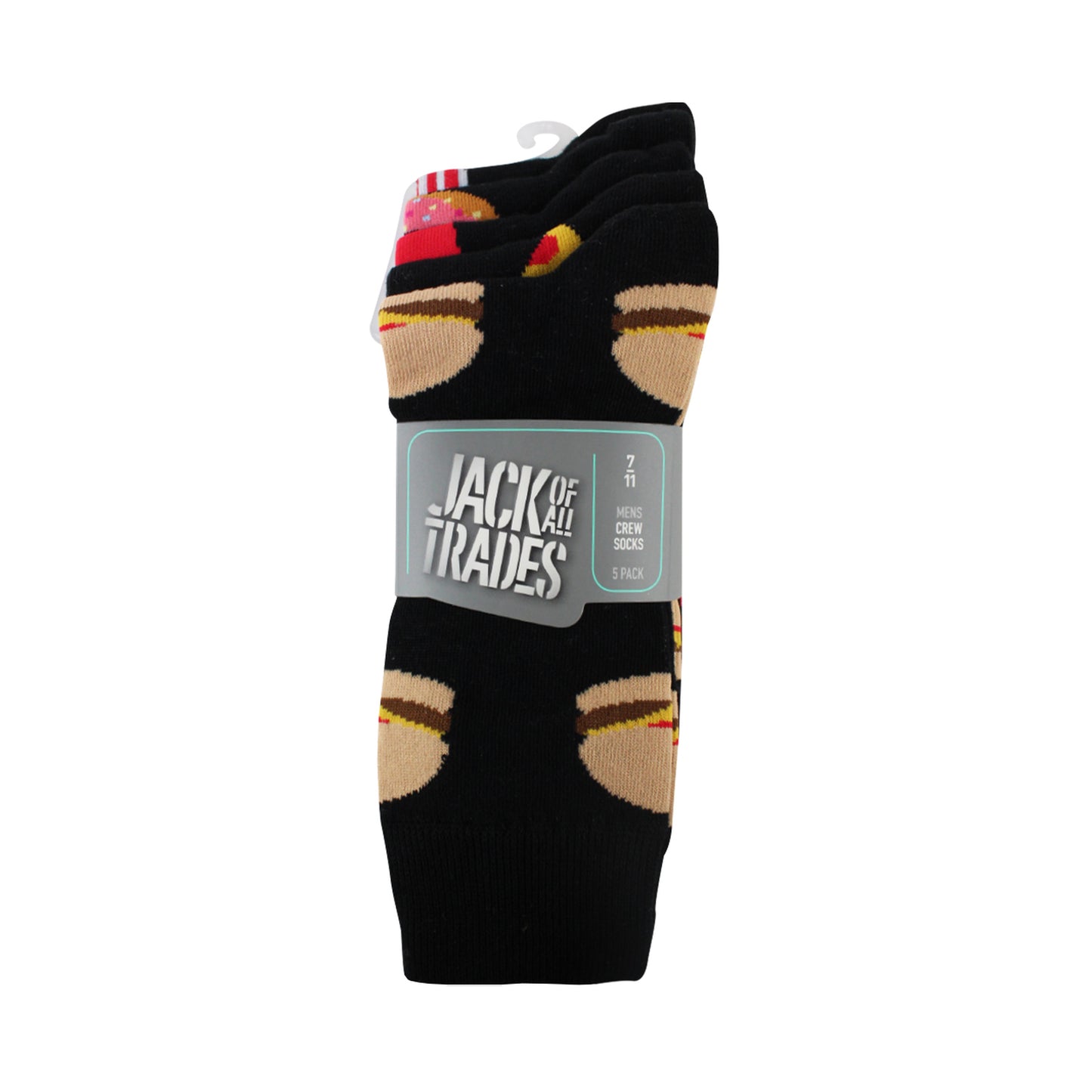 Jack of All Trades Pack of 5 Novelty Dress Socks