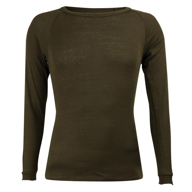 Stewarts Menswear Sherpa unisex long sleeve polypro thermal top - Khaki. Sherpa's Polypro Thermal tops are made from ultra-soft PCD II polypropylene. Provide outstanding insulation to retain natural body heat for superior warmth. Lightweight and affordable. Quick-dry properties and moisture-wicking capabilities, they're perfect for outdoor activities, winter comfort, or overnight camping.