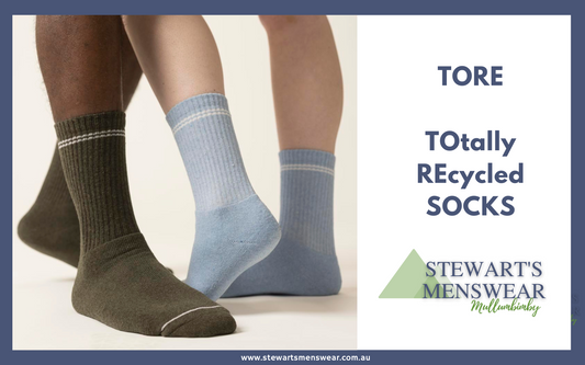 TORE Totally REcycled Socks ~ Sustainable Comfort for a Better World!