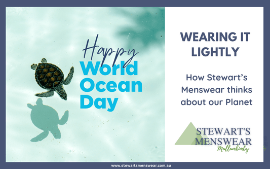 Wearing It Lightly: How Stewart's Menswear thinks about the Planet