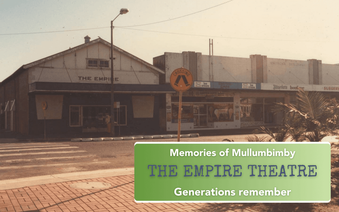 An old photograph of the Empire Theatre which was located beside the Empire Cafe in Mullumbimby