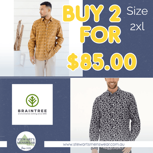 Braintree Hemp long sleeve shirts - 2 for $85