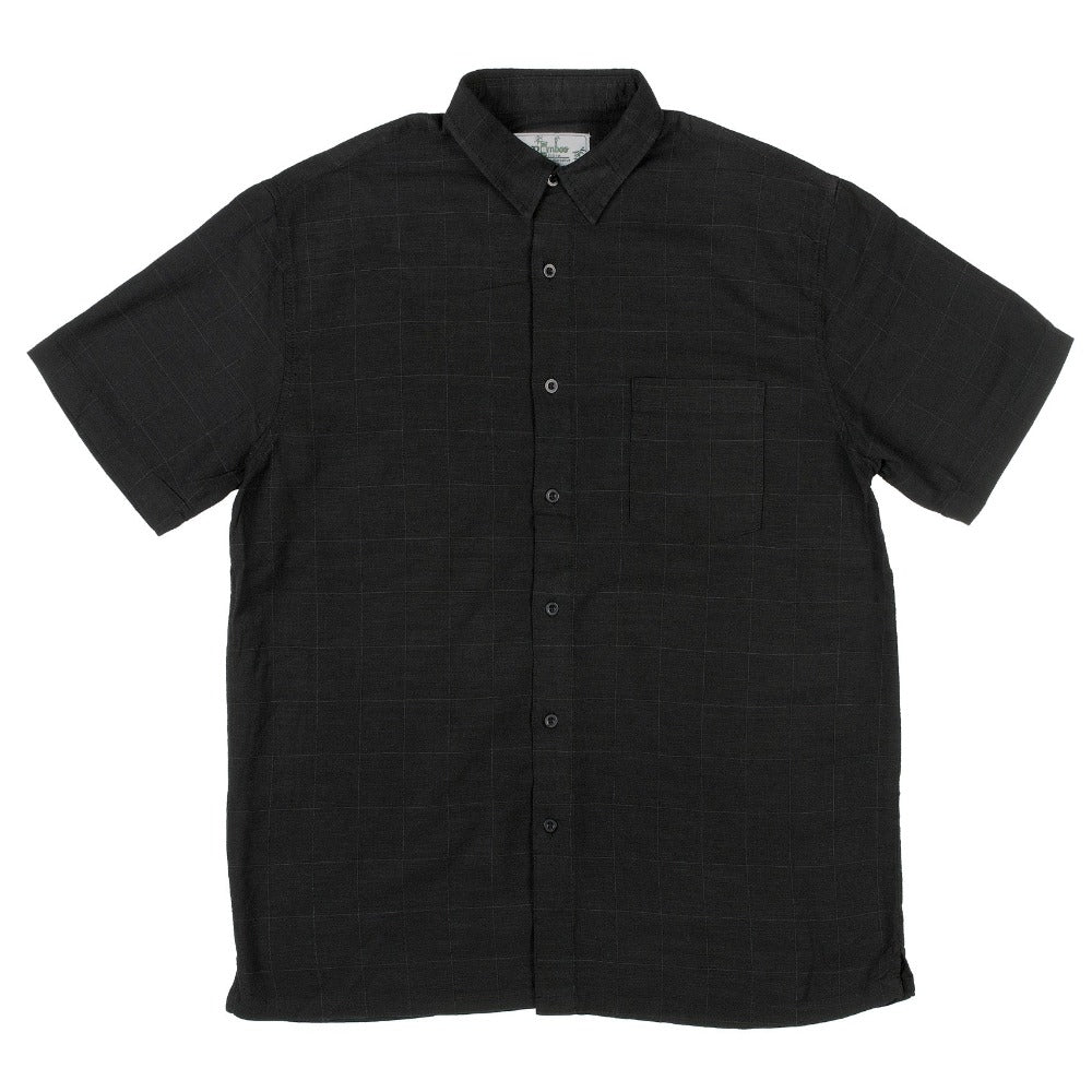 Bamboo clothing is perfect to wear in our climate and it’s better for the planet too! Bamboo clothing feels soft and silky, a very luxurious fabric which is comfortable to wear. It’s anti static so it sits on the body nicely without clinging. It is also hypoallergenic, breathable and absorbent. This shirt is plain black.