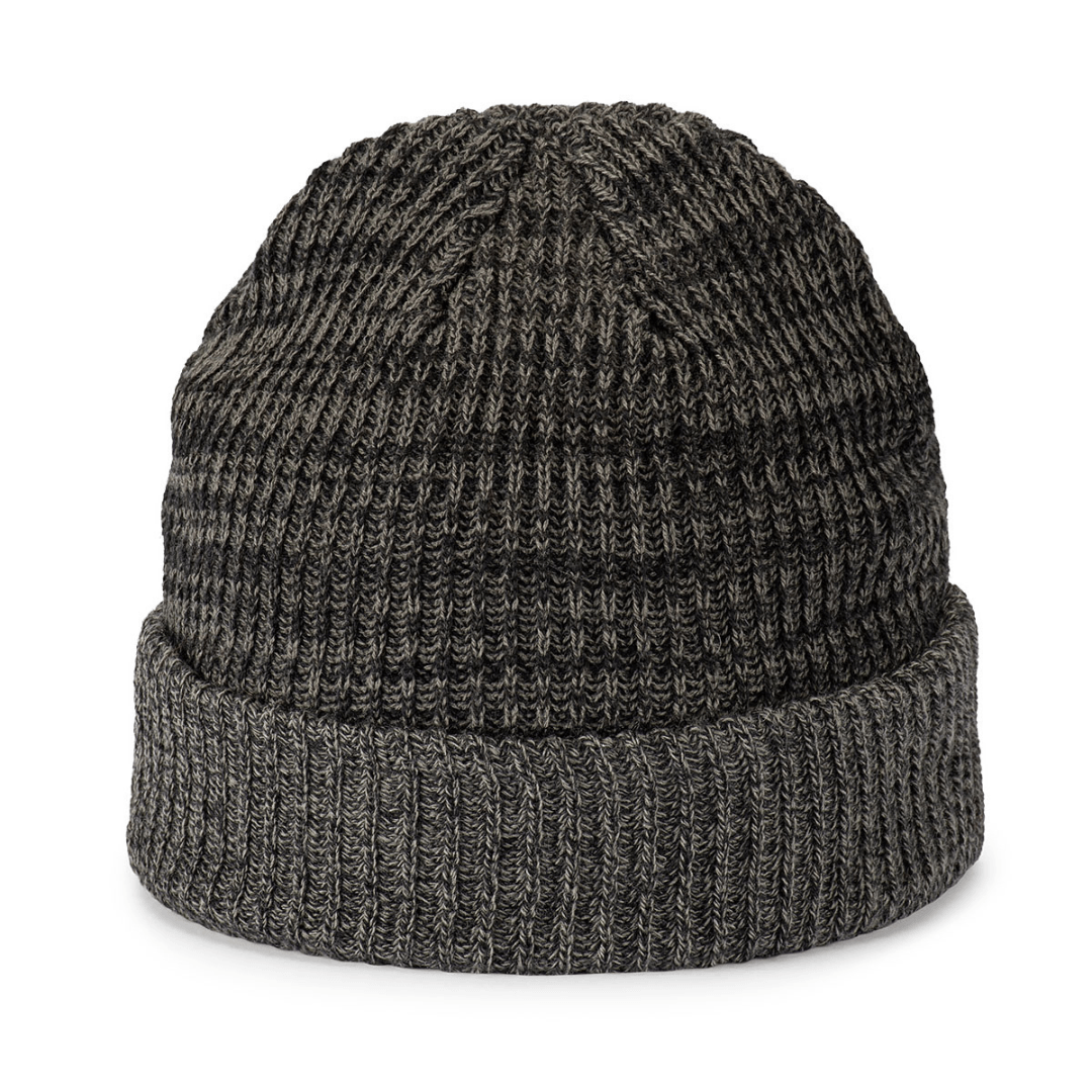 Avenel Levi Rib Knit Beanie with contrast cuff and Thinsulate lining available at Stewart’s Menswear Mullumbimby. Black beanie with charcoal cuff.
