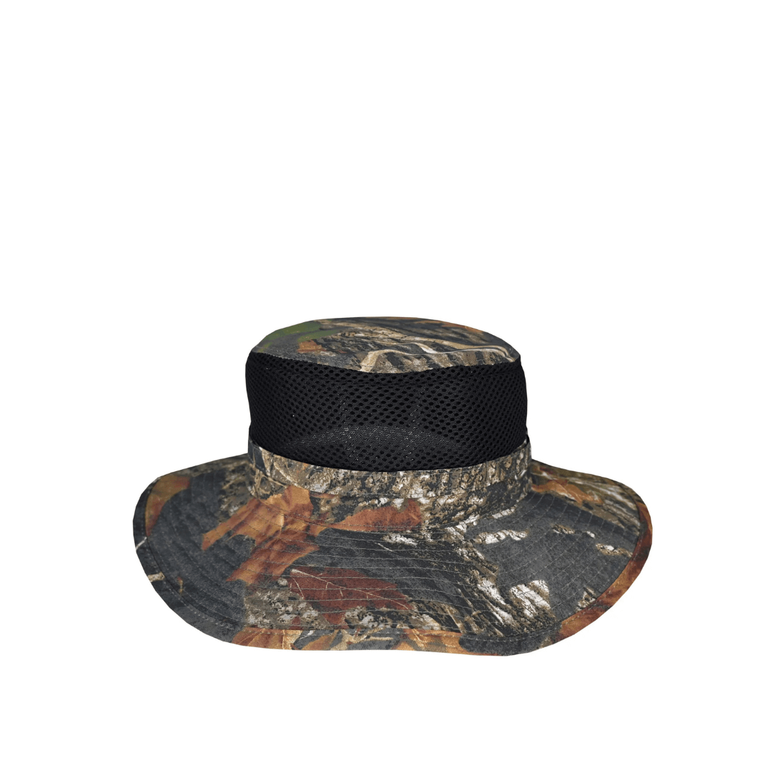 Stewarts Menswear Avenel Hats lightweight hat with mesh crown, Colour is camo.