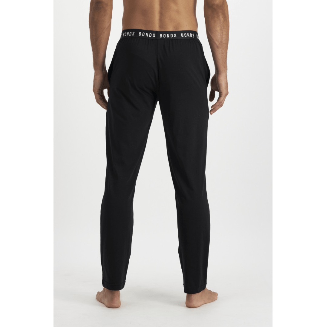 Back view of Bonds Cotton Sleep Pant in a soft cotton and elastane blend, men's sleepwear available at Stewart's Menswear Mullumbimby.