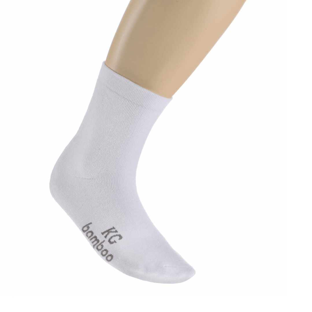 Kingston Grange men's bamboo athletic sock in 1/4 crew length, soft and naturally cooling, available at Stewart's Menswear Mullumbimby.