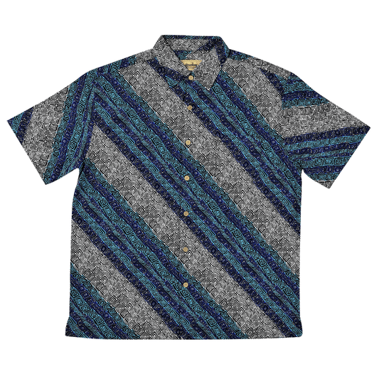 Kingston Grange Bamboo shirt Yuendumu available from Stewart's Menswear in Mullumbimby