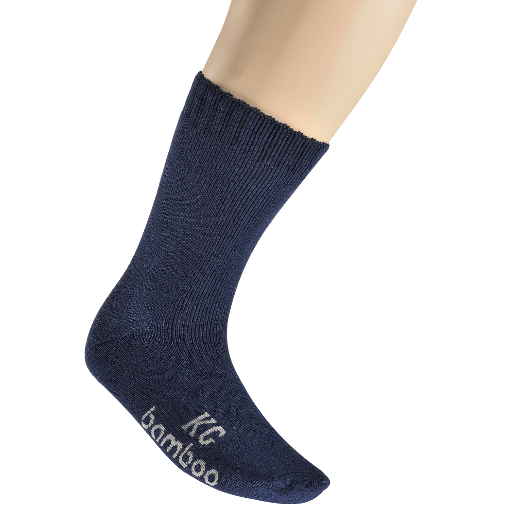 Stewart's Menswear, Mullumbimby. Kingston Grange bamboo work socks. Navy.