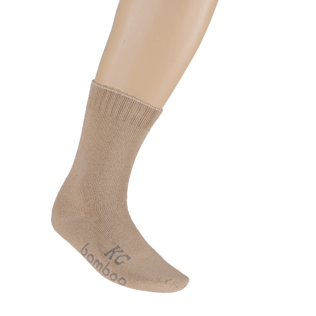 Stewart's Menswear, Mullumbimby. Kingston Grange bamboo work socks. Sand.