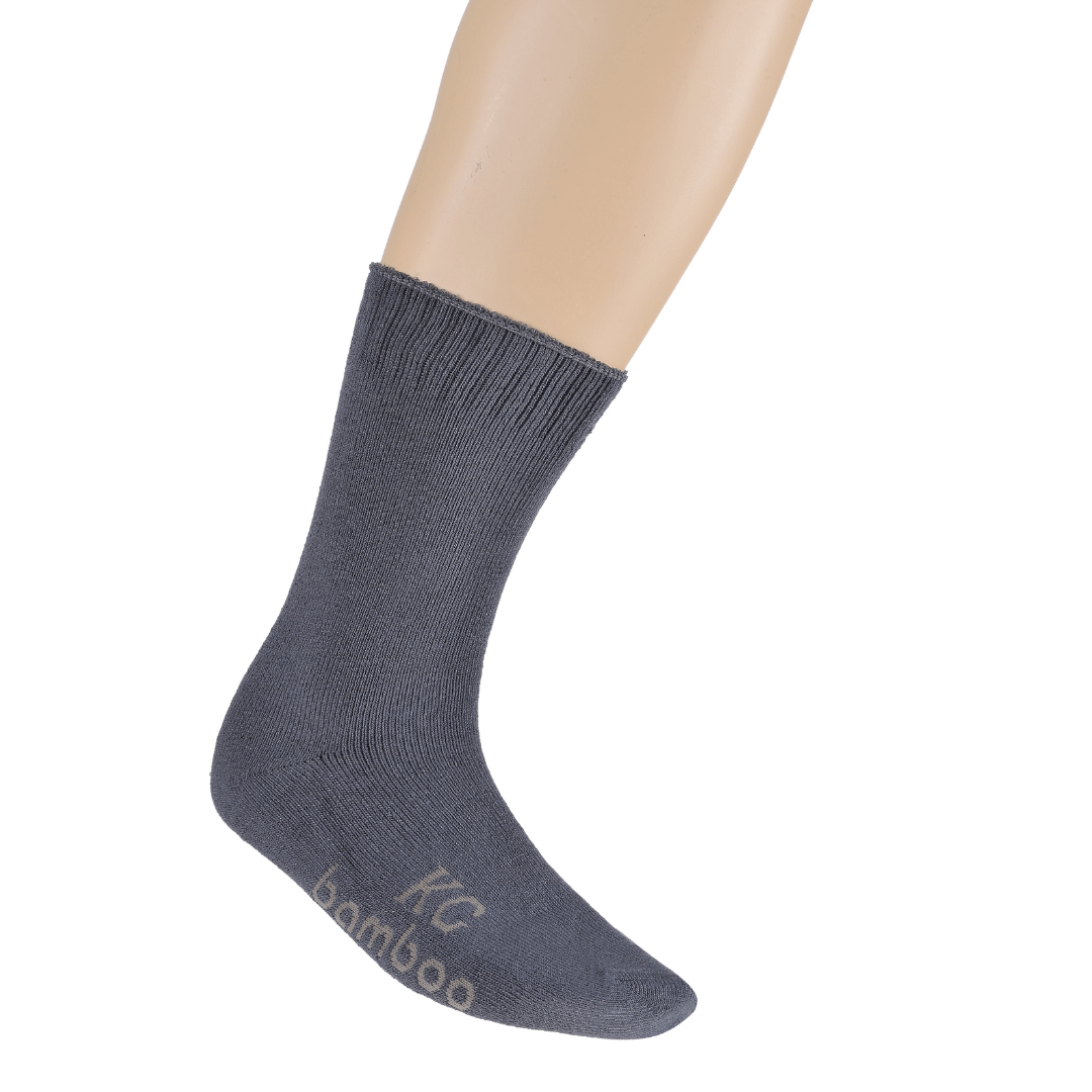 Stewart's Menswear, Mullumbimby. Kingston Grange bamboo work socks. Slate.