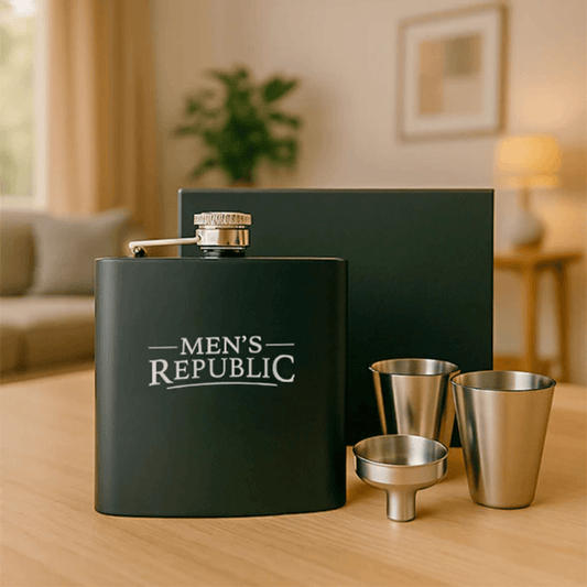 Hip Flask with Funnel/cups