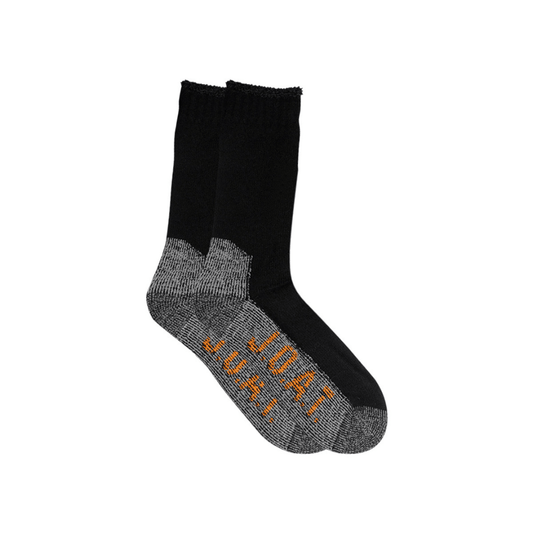 Jack of all Trades wool outdoor socks, a 2 pack of soft warm socks made with fine Australian wool, available at Stewart's Menswear Mullumbimby.