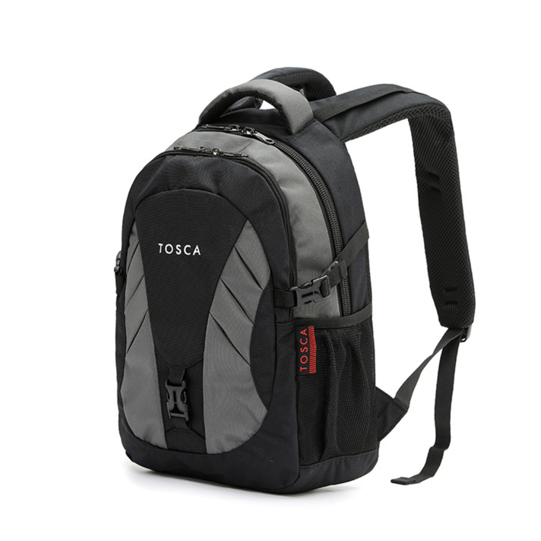 Grey and Black coloured Tosca 20 Litre Backpack available from Stewart's Menswear, Mullumbimby.