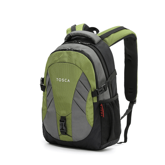 Grey and Lime coloured Tosca 20 Litre Backpack available from Stewart's Menswear, Mullumbimby.