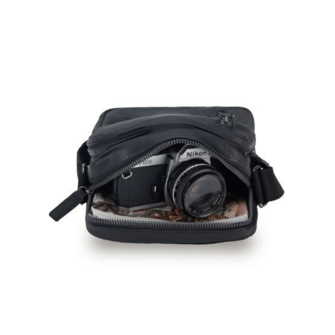 Tosca Men's Vegan Leather Cross-Body Bag