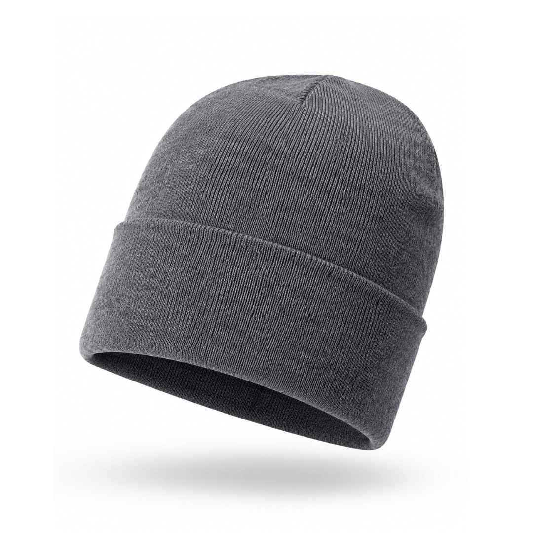 WoolANZ 100% fine merino beanie in charcoal, soft knitted unisex winter beanie available at Stewart's Menswear Mullumbimby.