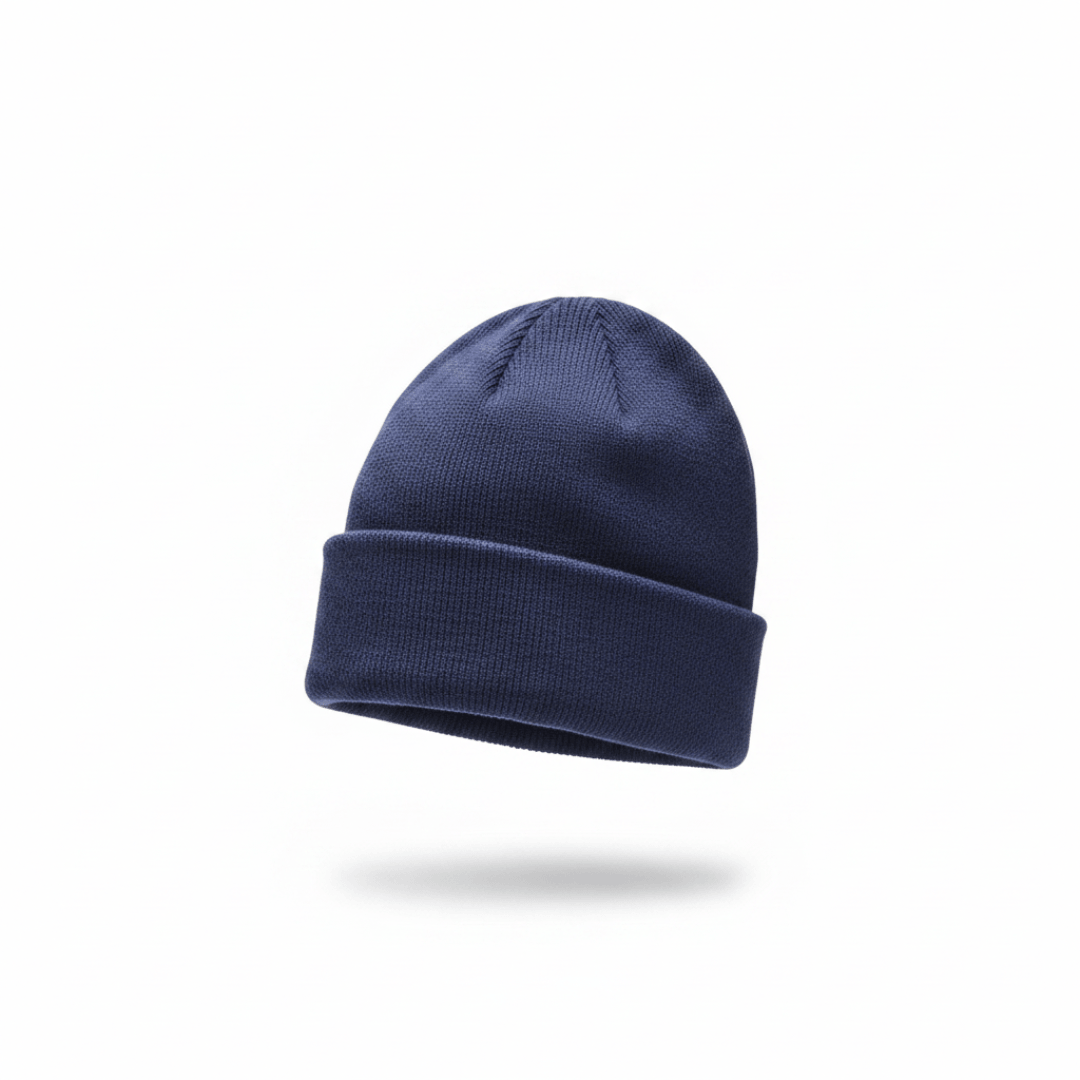 WoolANZ 100% fine merino beanie in denim, soft knitted unisex winter beanie available at Stewart's Menswear Mullumbimby.