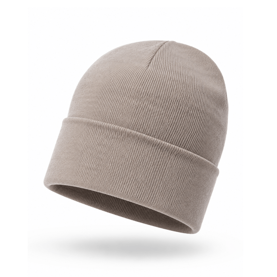 WoolANZ 100% fine merino beanie in natural, soft knitted unisex winter beanie available at Stewart's Menswear Mullumbimby.