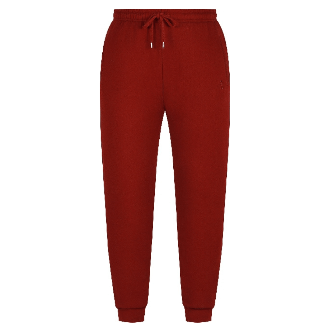 Pilbara collection unisex modern fit fleece track pant in merlot available at Stewart's Menswear, Mullumbmby