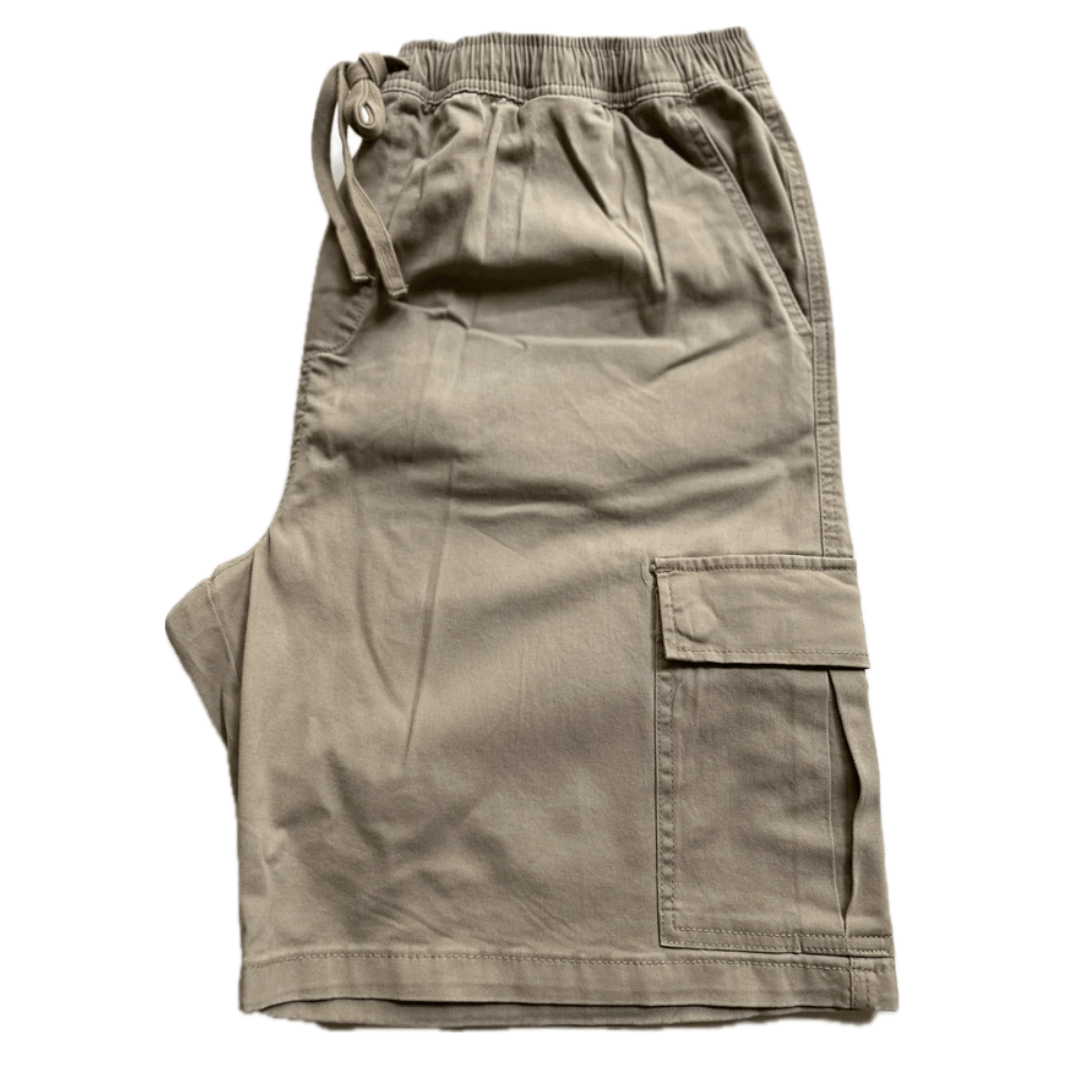 Elastic Waist Cargo Short