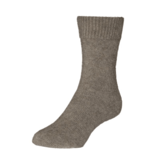 Stewarts Menswear Possum Merino dress socks. Colour is natural.