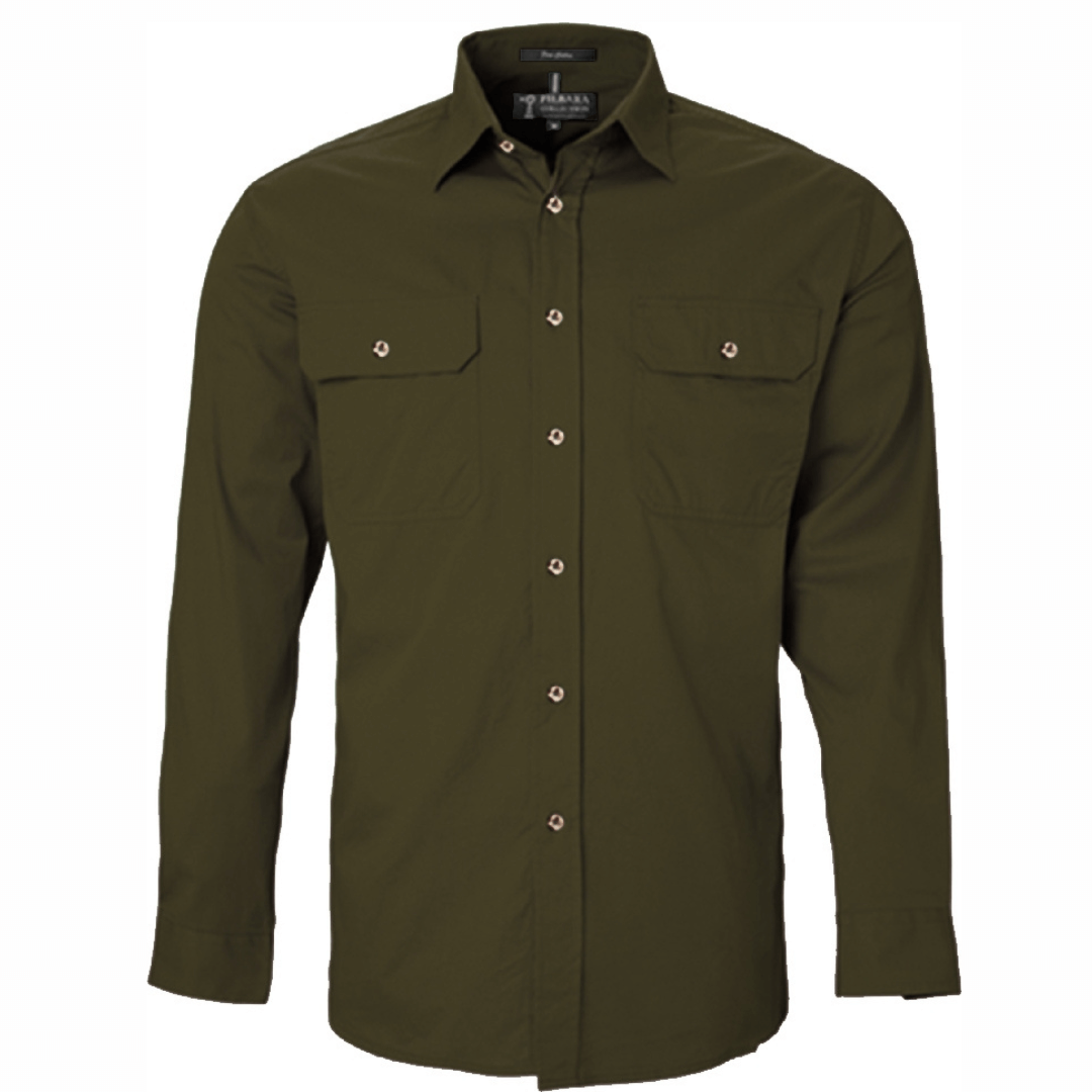 Pilbara Work shirt ~ Men's cotton work shirt ~ Ritemate Workwear ...