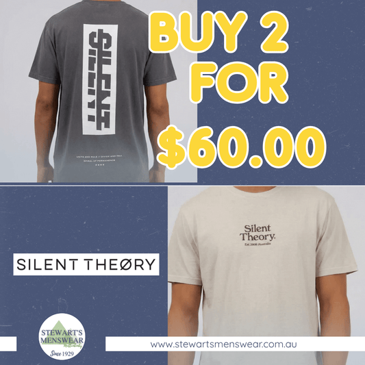 Silent Theory Cotton Tees Bundle 2 for $60