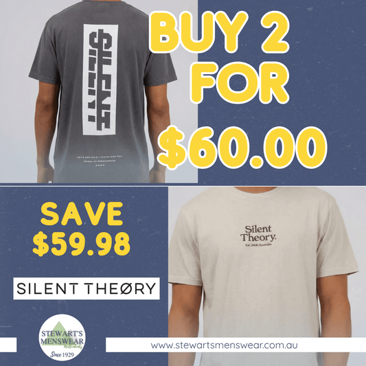 Silent Theory Cotton Tees Bundle 2 for $60 (Save $59.98)