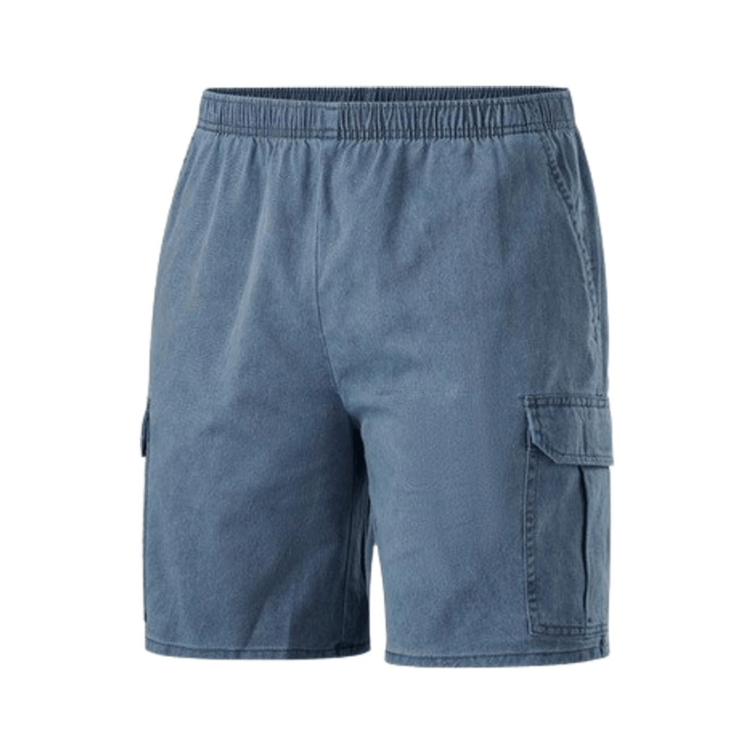 Stubbies Pigment Dyed Cargo Shorts Elastic Waist