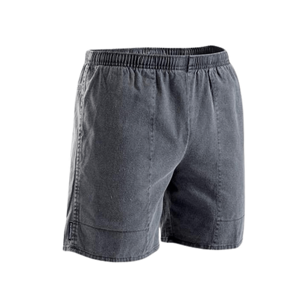 Navy coloured Stubbies pigment dyed ruggers shorts available from Stewart's Menswear in Mullumbimby