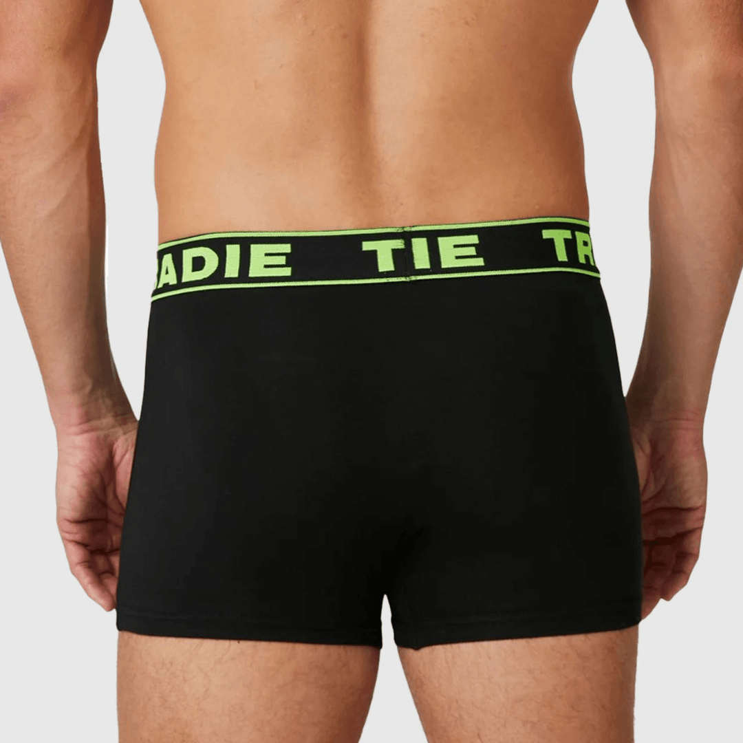 Back view of 3 pack tradie bamboo trunks available at Stewart's Menswear, Mullumbimby